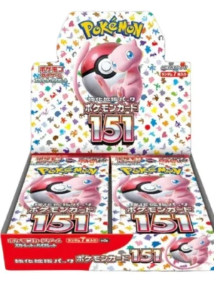 Japanese Pokemon 151 Booster Box SV2a