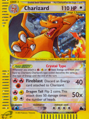 Charizard 146/144 - Skyridge Reverse Holofoil