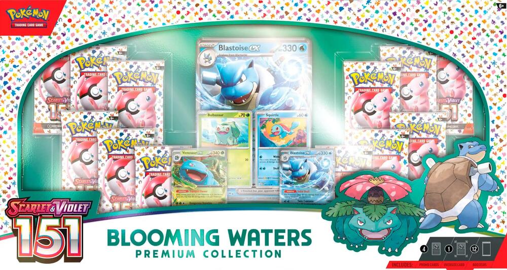 Pokemon TCG: Blooming Waters 151 Premium Collection