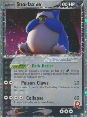 Rocket's Snorlax ex 104/109 - Team Rocket Returns Holofoil