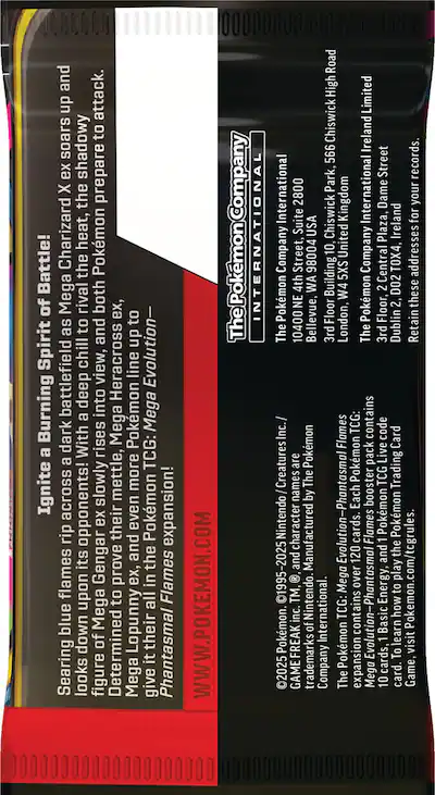 Pokémon - Trading Card Game: Mega Evolution - Phantasmal Flames Booster Box (36 Packs) - Image 5
