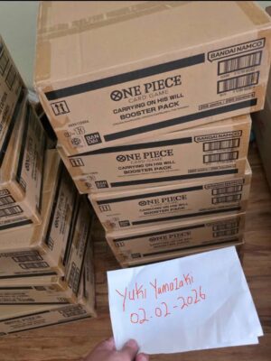 English OP13 booster box case available