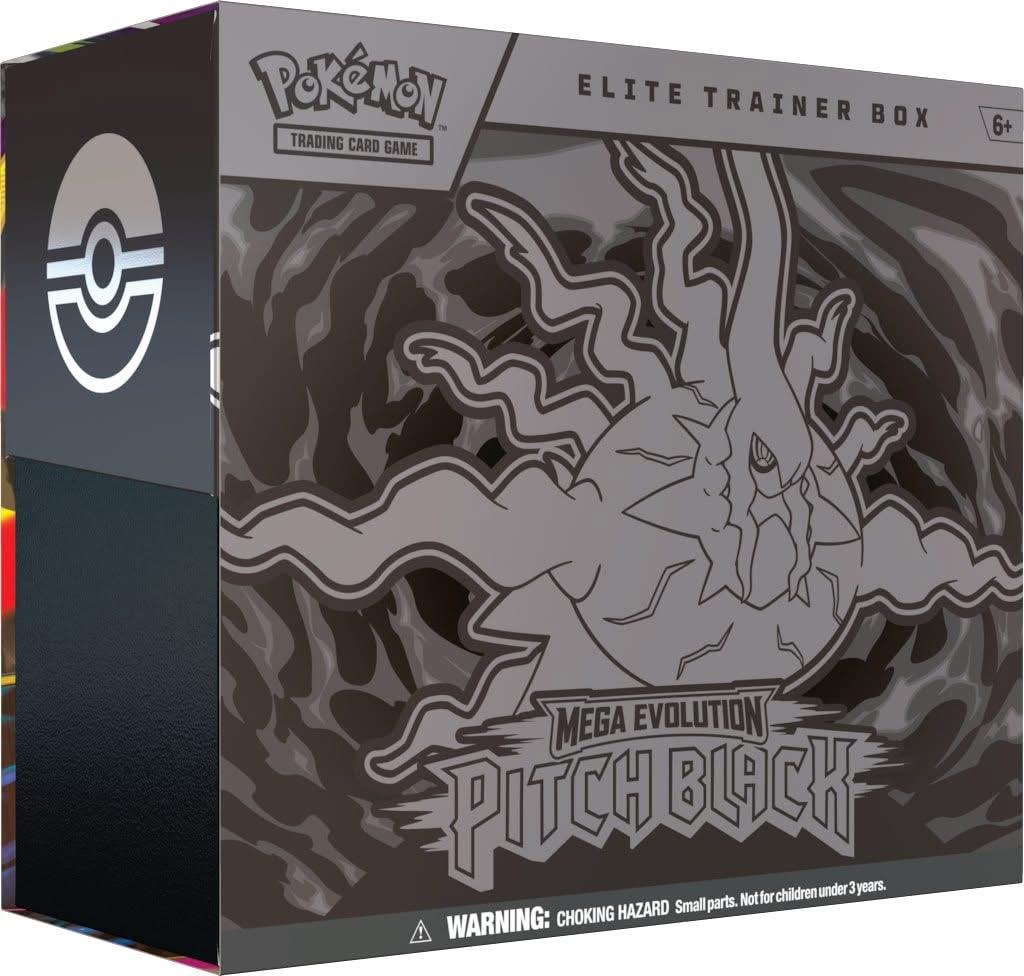 🌌 Mega Evolution: Pitch Black Elite Trainer Box – Preorder Now
