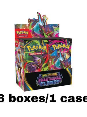 Pokémon TCG: Phantasmal Flames Booster Box MEO2 Case (Sealed)