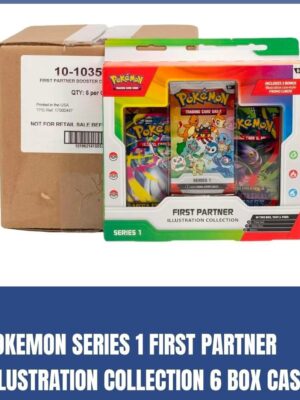Pokémon TCG: First Partner Illustration Collection — Series 1 (Case of 6, Sealed)