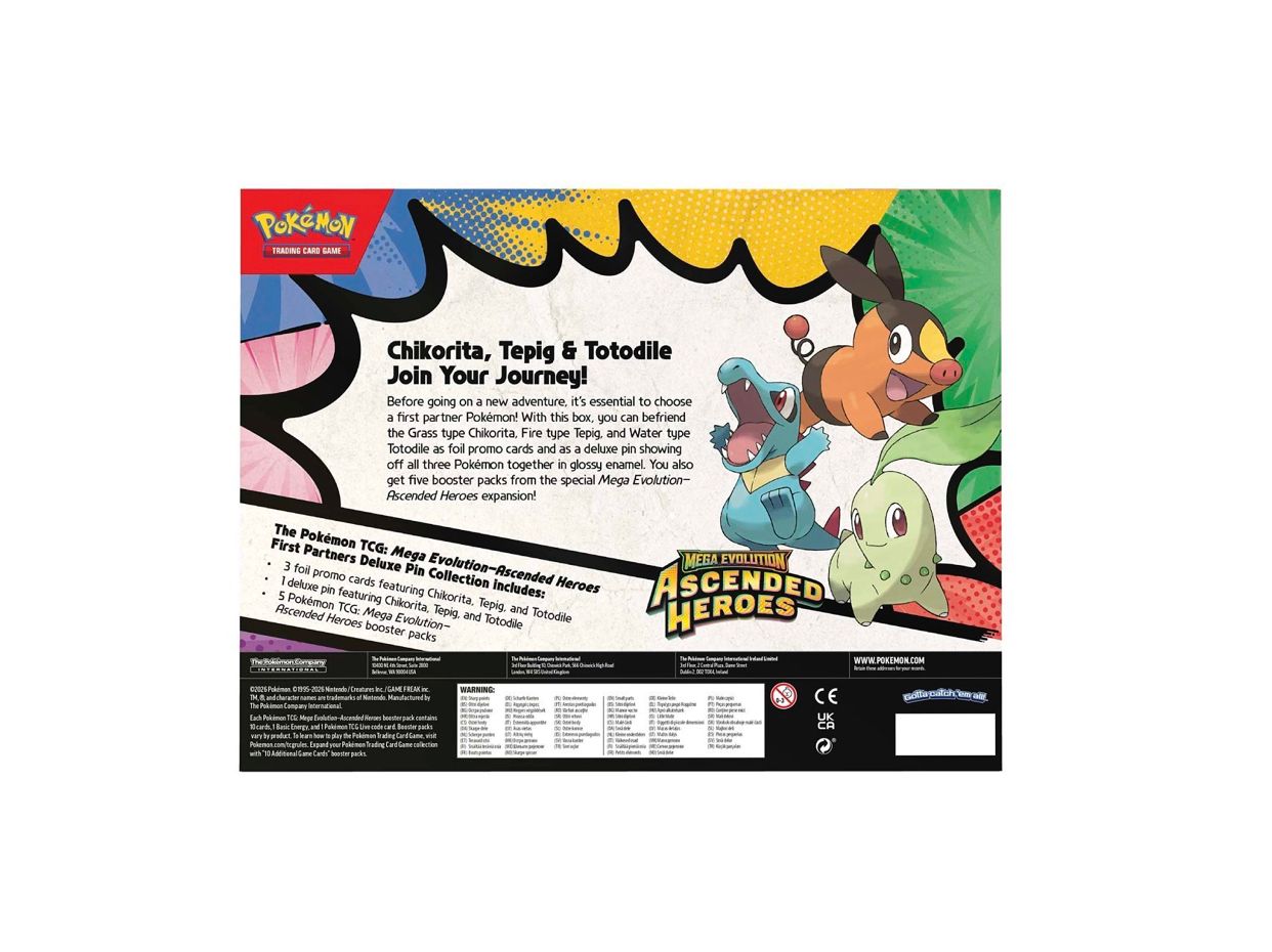 Pokémon TCG: Ascended Heroes First Partner Deluxe Pin Collection (Sealed) - Image 5