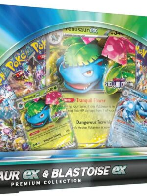 Venusaur ex & Blastoise ex Premium Collection